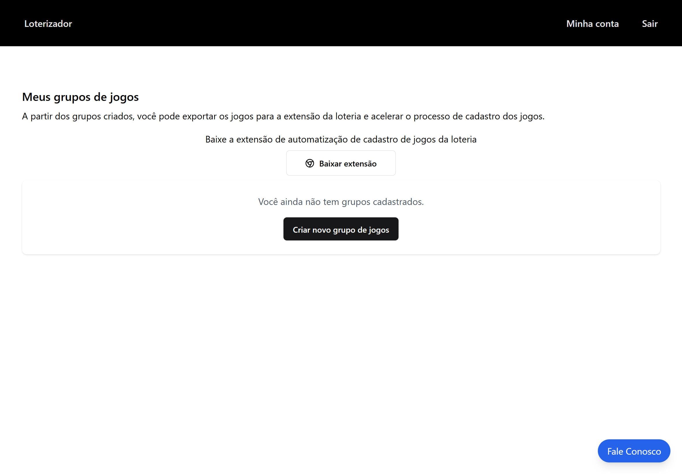 Loterizador - games list